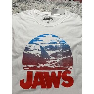 Jaws White Men's T-Shirt New XL